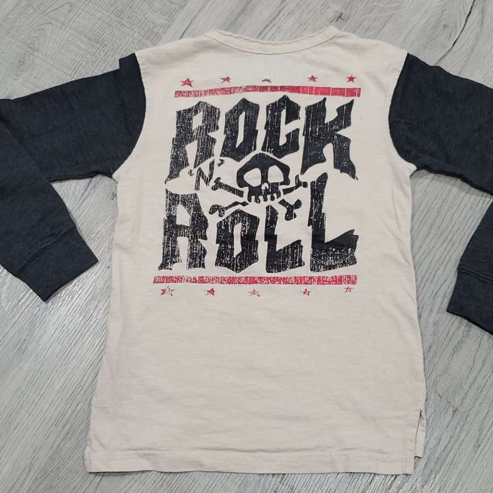 Wes and Willy Rock N Roll Henley T-shirt 6